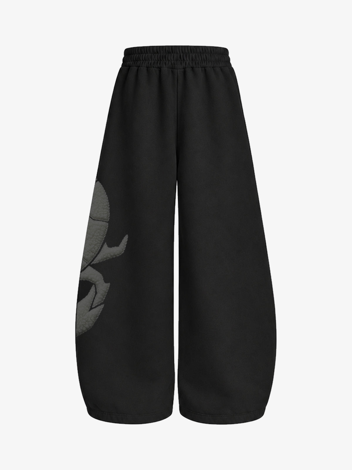 Cotton-Blend Terry Towel Embroidered Hoodie & Wide-Leg Sweatpants Set
