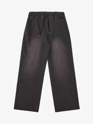 Thesupermade Washed and Ripped Skull Themed Hooded Cardigan Sweatshirt Set 