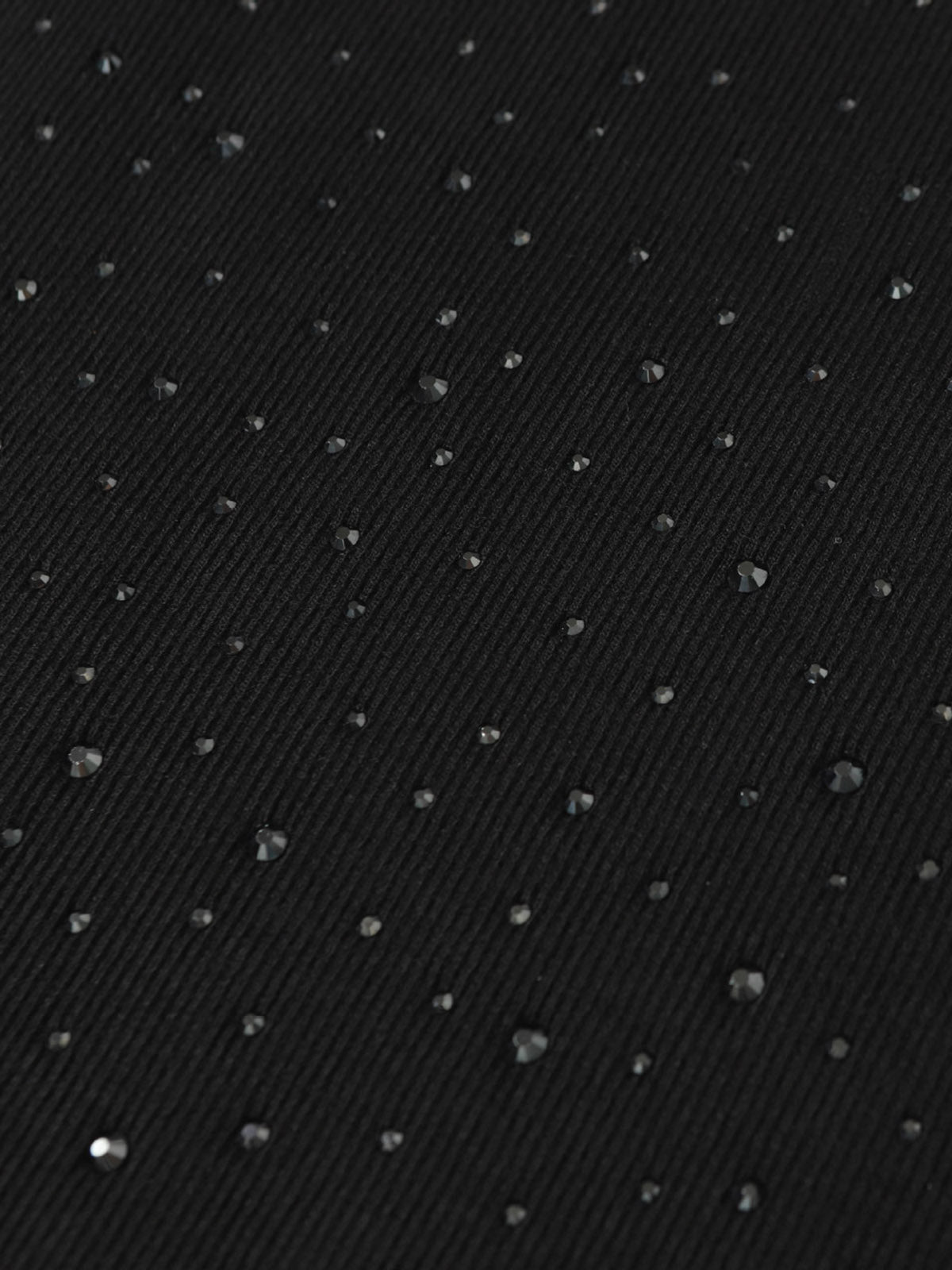Street Heavy Rhinestone Threaded Vest 