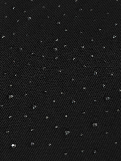 Street Heavy Rhinestone Threaded Vest 
