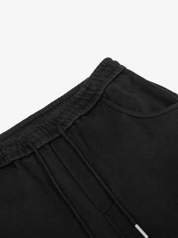 Thorns Graphic Distressed Washed Baggy Barrel Sweatpants