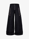 Plaid Patchwork Jeans