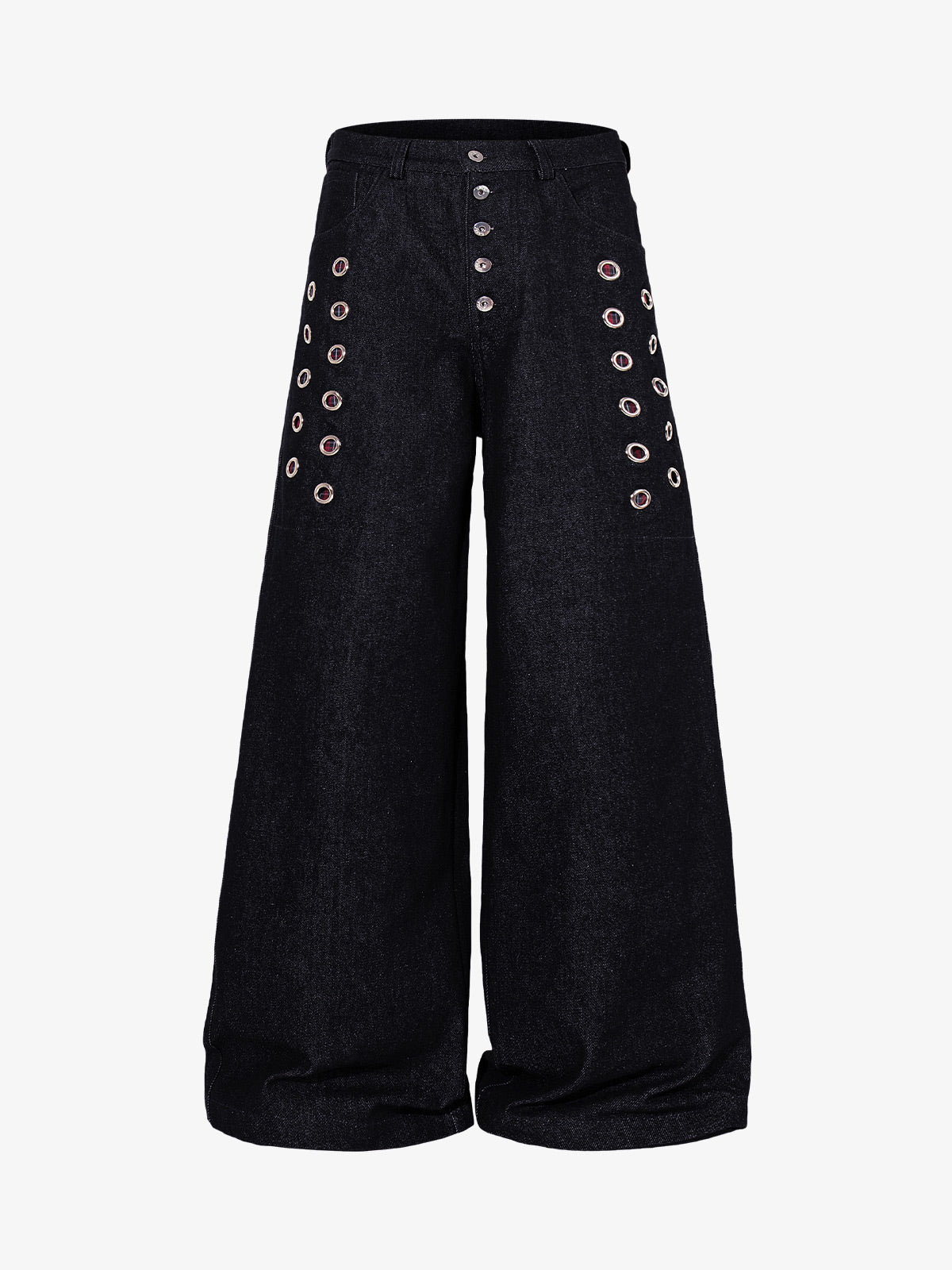 Jeans mit Karomuster