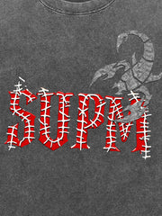 Washed Scorpion Graphic T-Shirt 