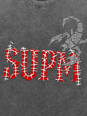 Washed Scorpion Graphic T-Shirt 