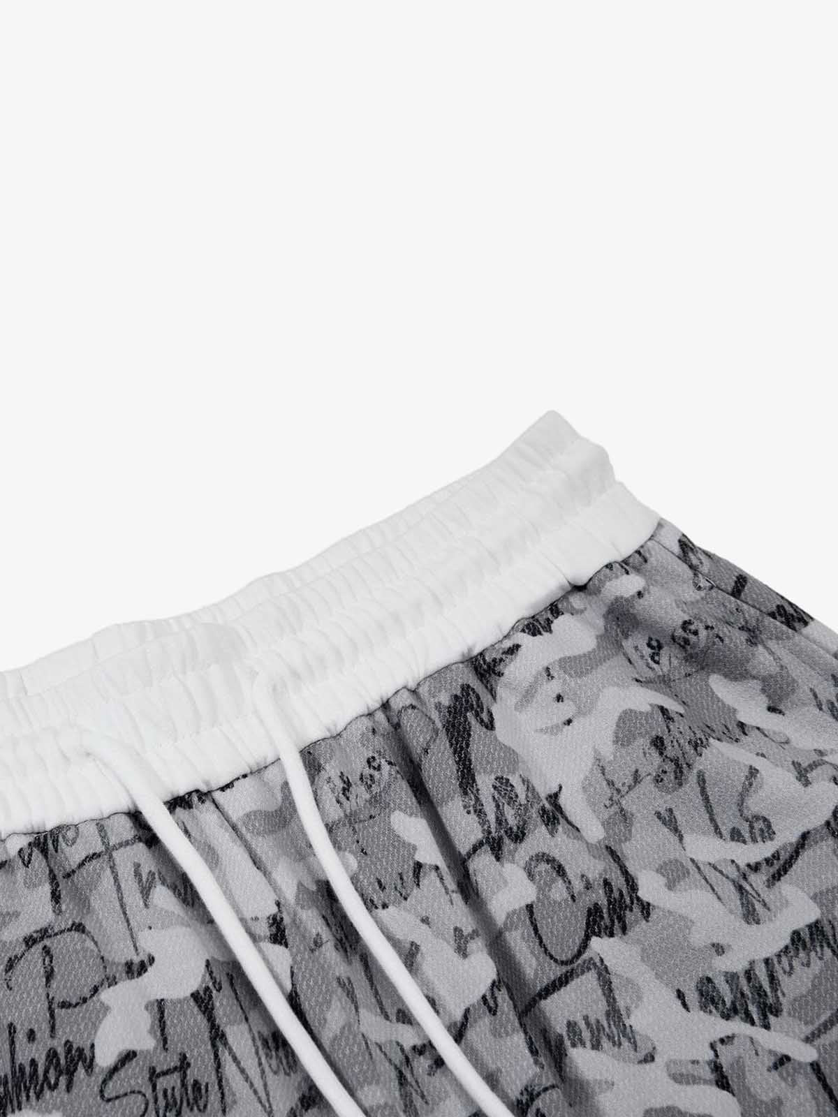 Camo Wide Leg Sweatpants 