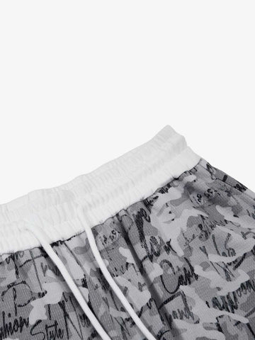 Camo Wide Leg Sweatpants 