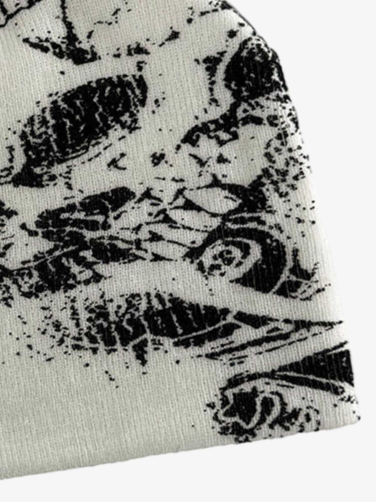 Warm Dome Knit Beanie; White / ONE SIZE