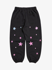 Star Foam Graphic Color Block Sweat Set