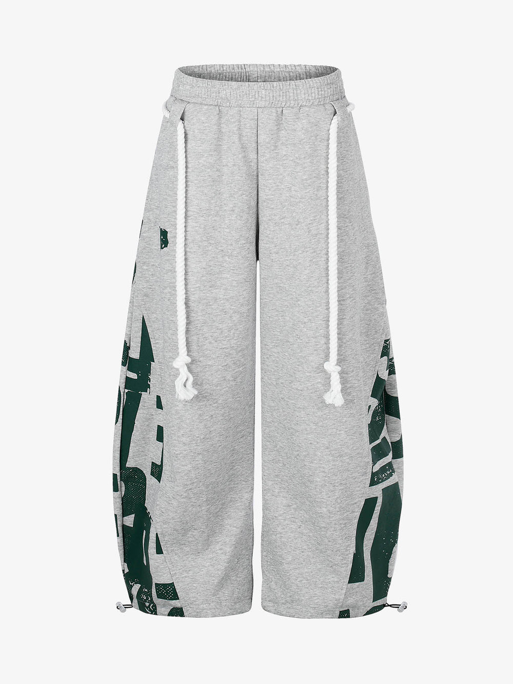 Streetwear-Graffiti-Jogginghose mit Kordelzug