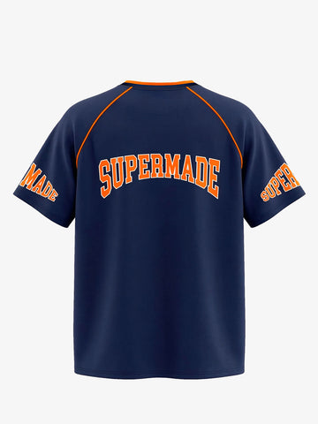 Supermade Color-Blocked Sport Jersey Pattern Customization 