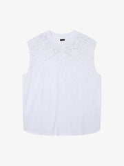Rhinestone Cross Tank Top