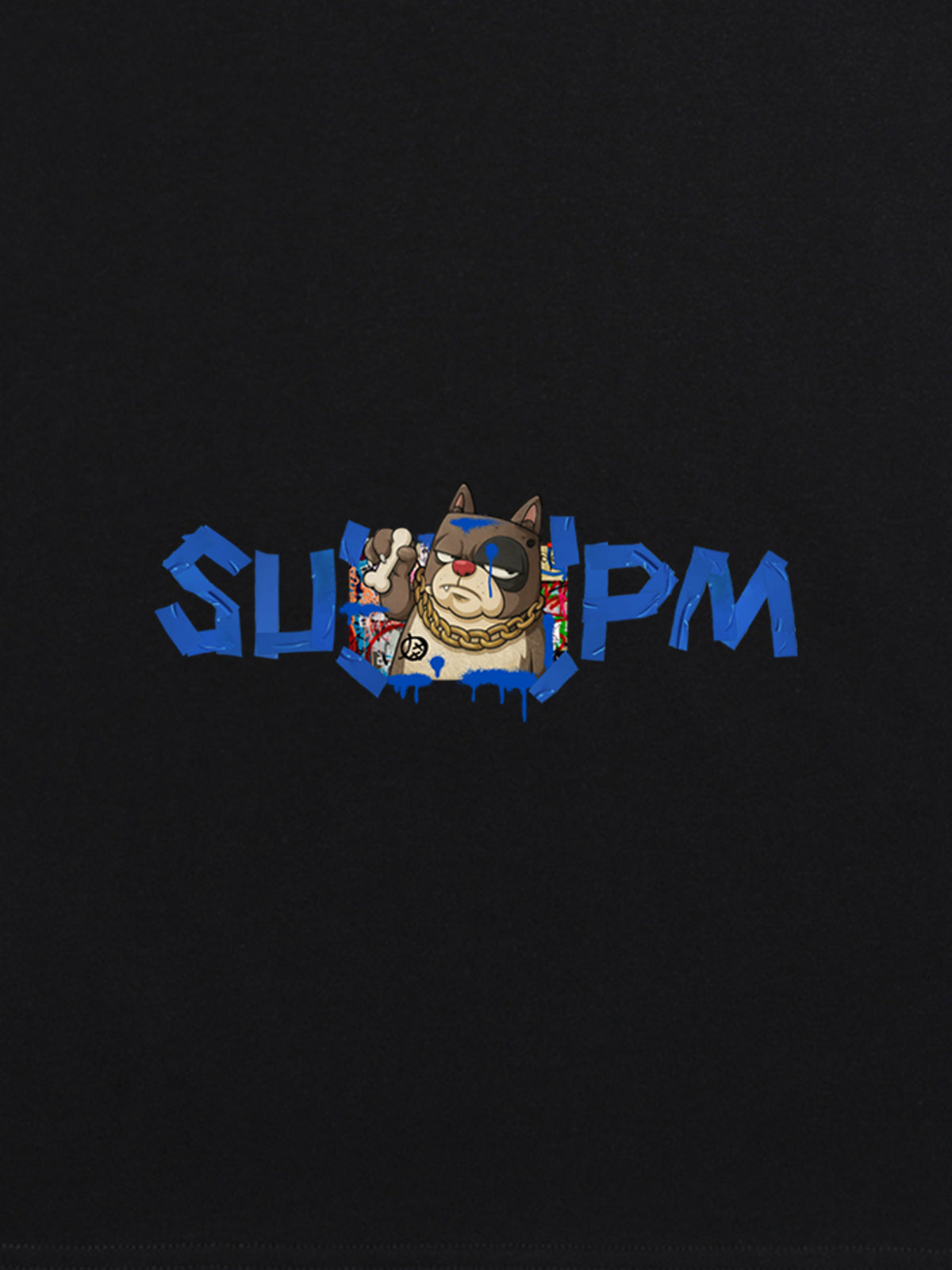 SUPM Graffiti Tape Graphic T-shirt 