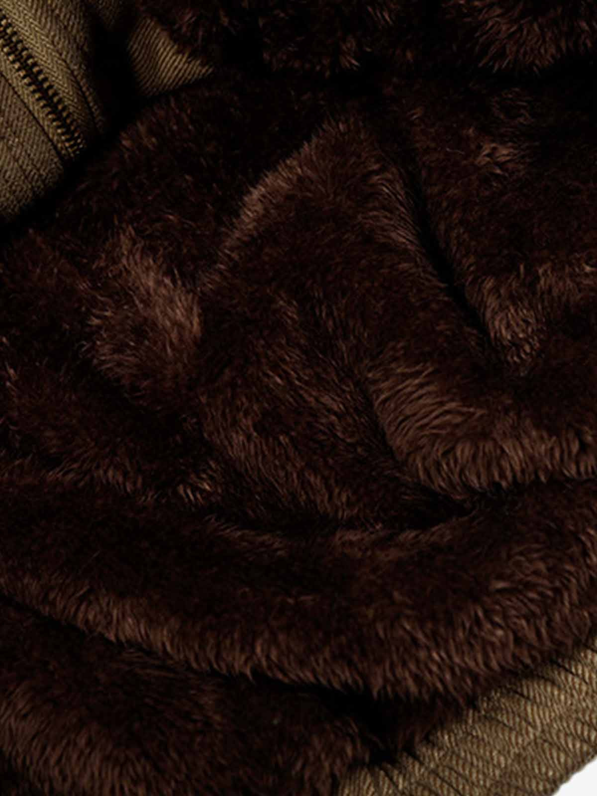 Stylish Faux Fur Collar Jacket for Men and Women - Trendy Design with High-Quality Features 