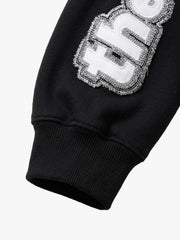 Back Appliqué Embroidered Hoodie