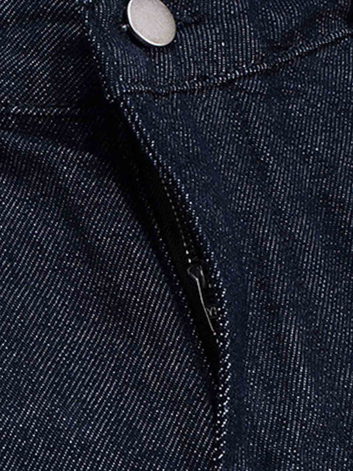 Cotton Denim Men's Oversized Cargo Shorts with Layered Design and Side Pockets 