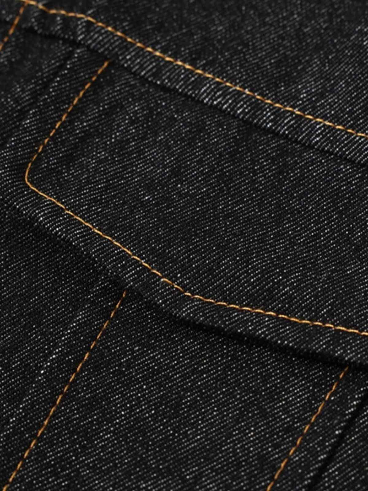 Deconstructed Exposed-Stitch Airplane-Button Jacket