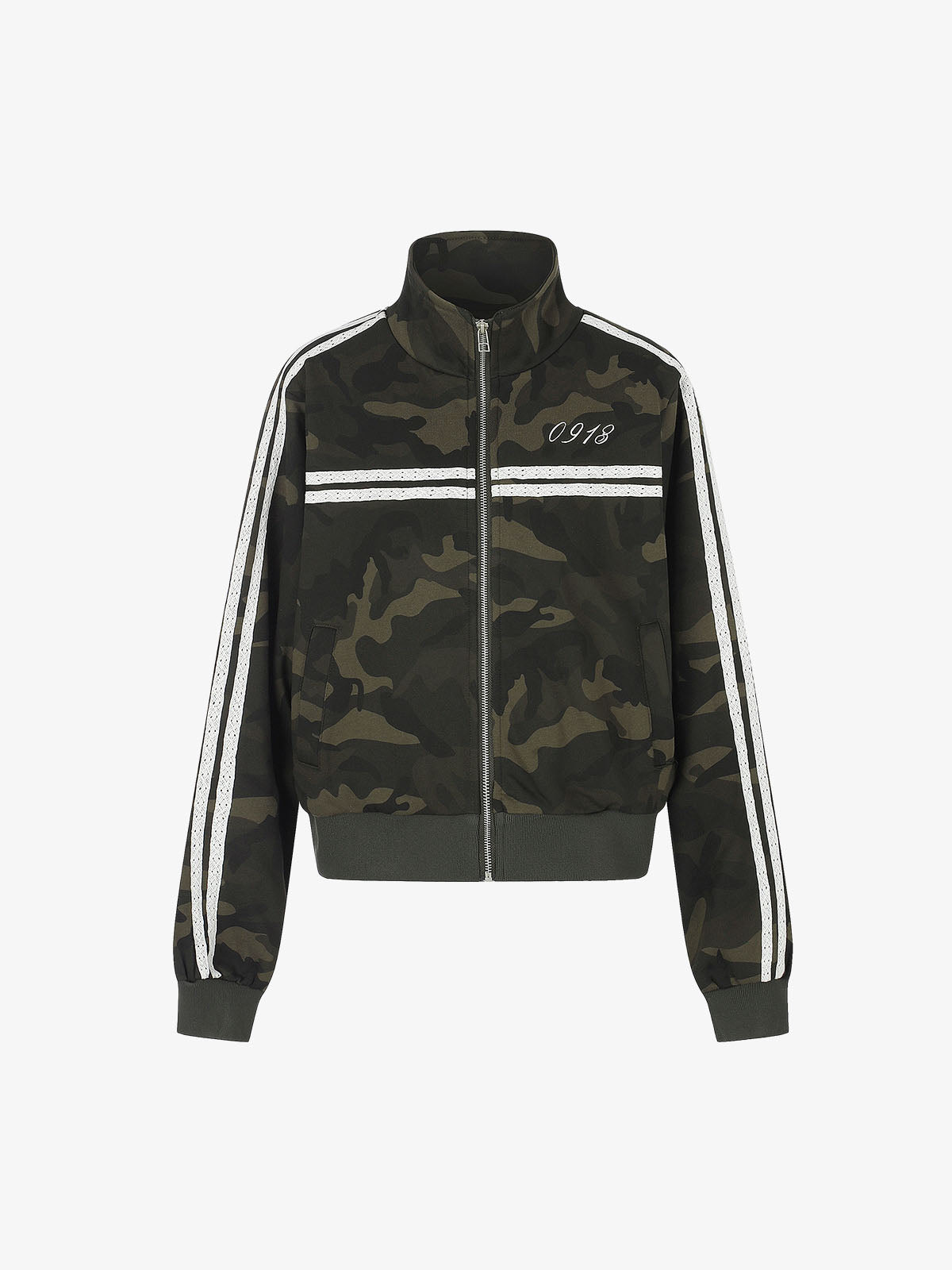 Kurze Jacke mit Camouflage-Tape-Details