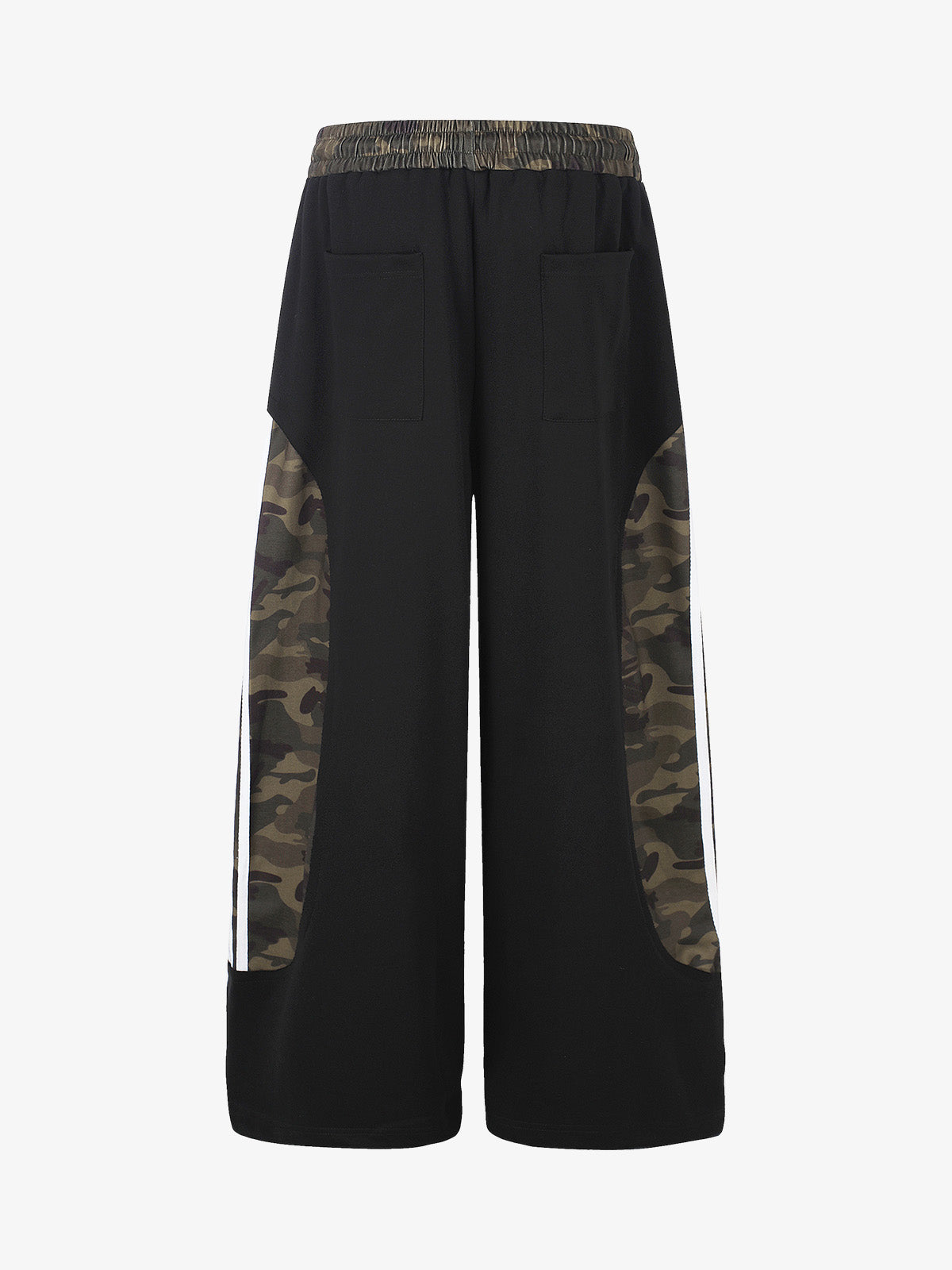 Camo Patchwork Baggy Sweatpants