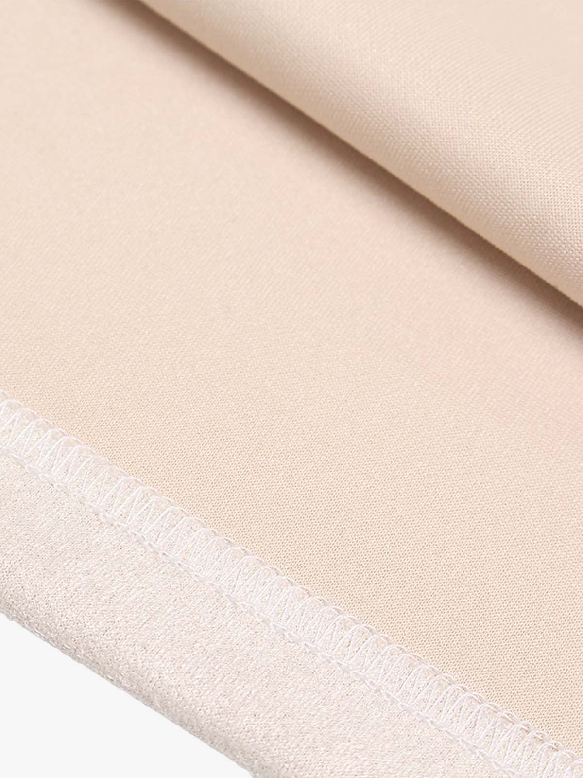 Metallic Print Suede Crew Neck T-Shirt 