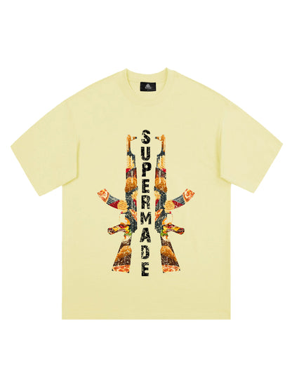 Original Funny AK Graphic Print T-shirt 