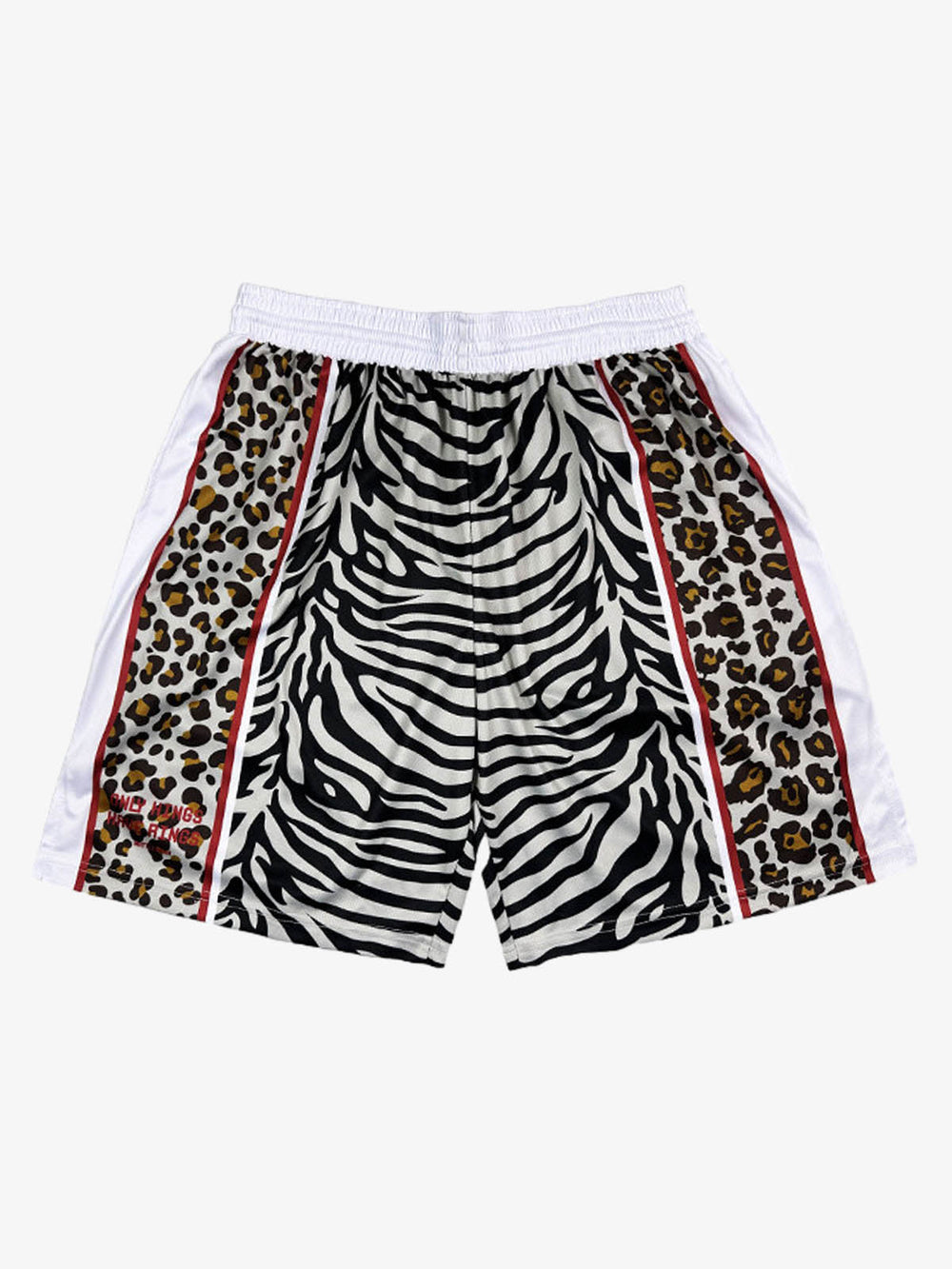 Mixed Animal Print Soccer Shorts 