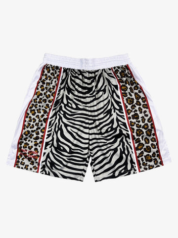 Mixed Animal Print Soccer Shorts 