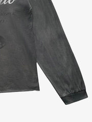 Distressed Anchor Graphic Long Sleeve Tee