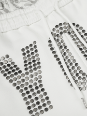 Double-Waist "YOU" Graphic Sweatpants