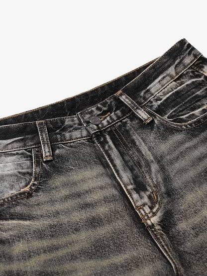 High-Waisted Wide-Leg Cargo Pants with Unique Pocket Design 