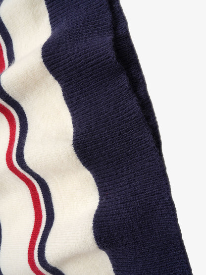 Striped Polo Sweater for Casual and Sporty Looks 