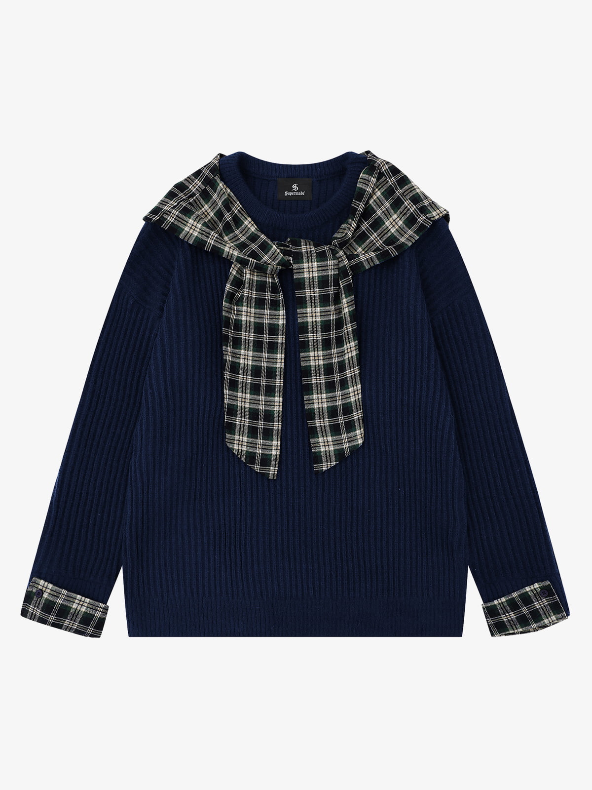 Striped Crew Neck Sweater for Women - Stylish and Cozy Winter Knitwear 