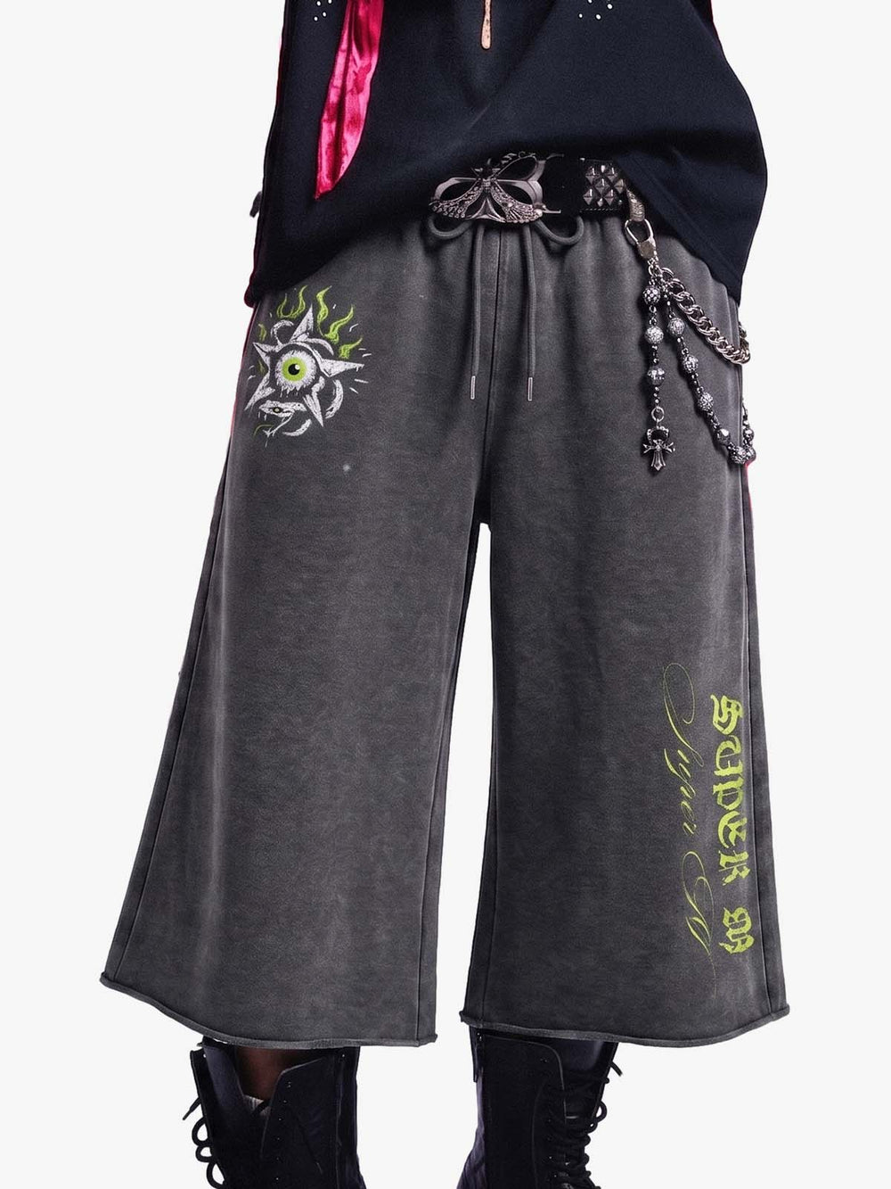 Gothic Eye Sweat Shorts