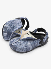 Sandalen aus Kunstleder zum Hineinschlüpfen