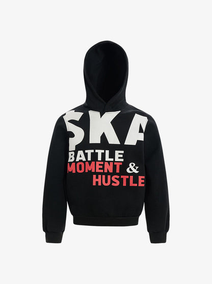 Stylish Hooded Sweatshirt with Bold Graphic Design for Everyday Wear 