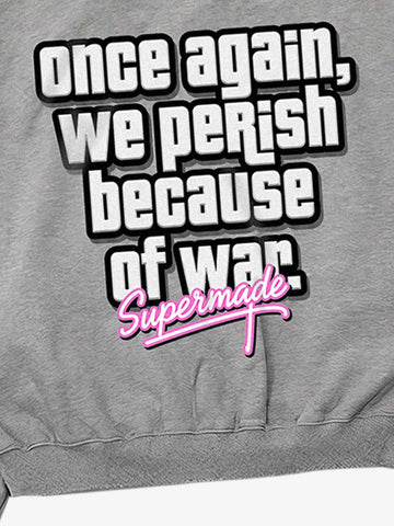 Anti-War Graphic Hoodie