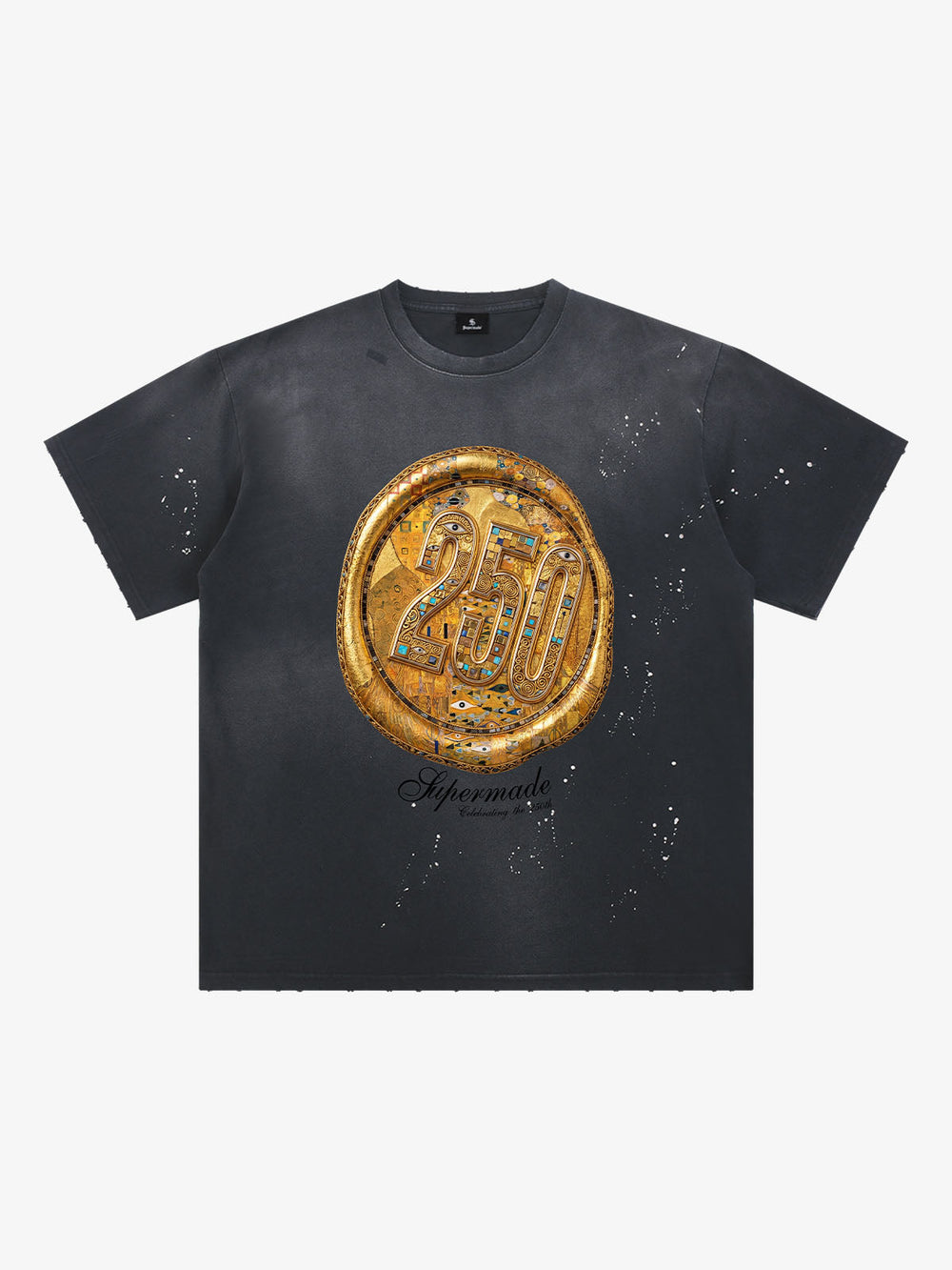 Vintage Gold Crest Graphic T-Shirt 