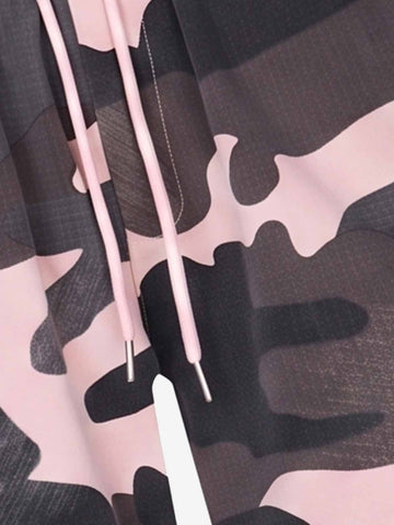 Pink Camo Multi-Pocket Cargo Pants