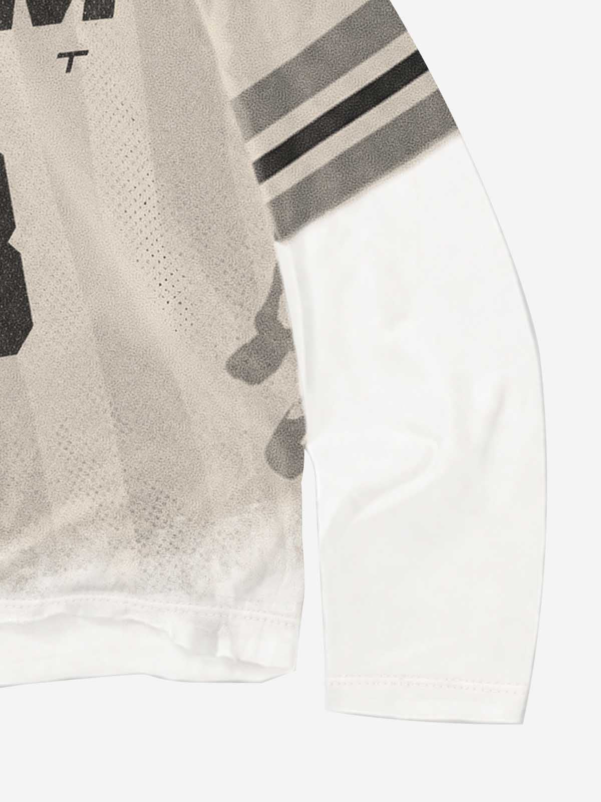 3D Graphic Jersey Long Sleeve Tee