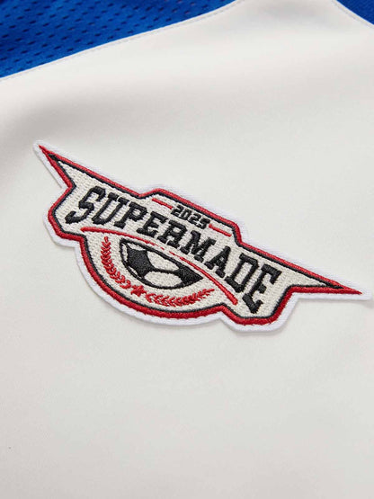 Supermade Classic Color Block Star Pattern Jersey Design Customization 