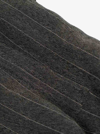 Pinstripe Vertical Embroidery Track Jacket