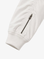 Graphic Cropped Bomber Jacket