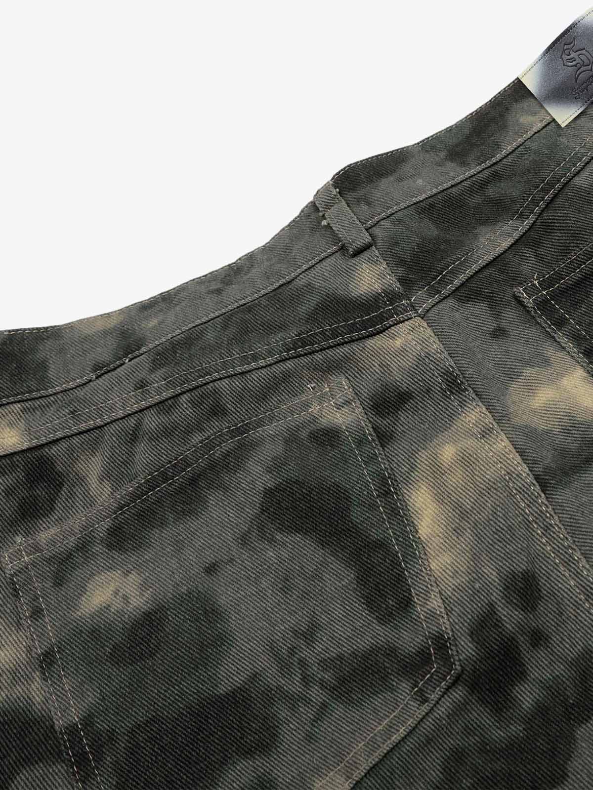 Camo-Print Baggy Cargo Jorts 
