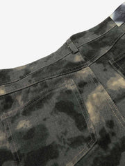 Camo-Print Baggy Cargo Jorts 