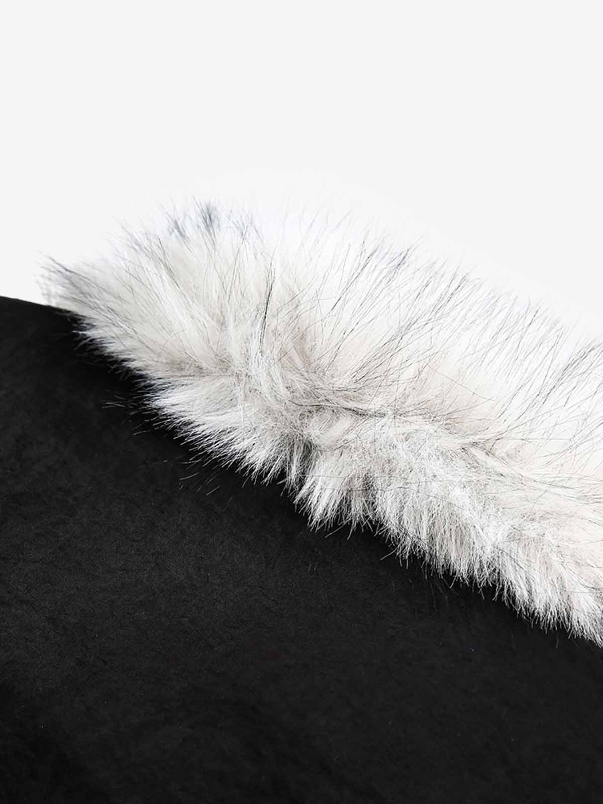 Camouflage Distressed Denim Jacket with Faux Fur Collar - Perfect for Casual and Outdoor Adventures 