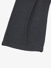 Vintage Pinstripe Pleated Wide-Leg Barrel Pants 