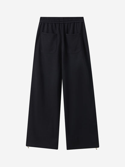 Side Stripe Track Aesthetic Wide Leg Sweatpants
