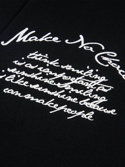 Embroidered Oversized T-Shirt Set 