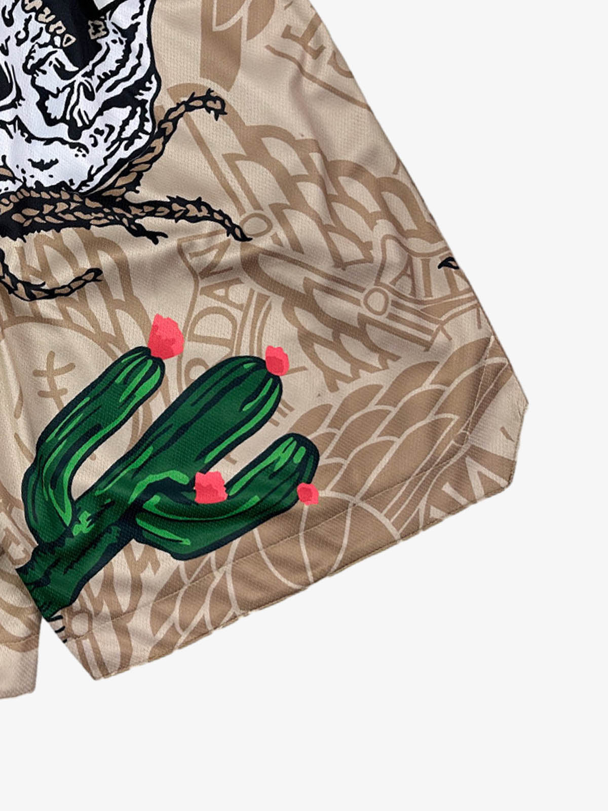 Skull Graphic Athletic Shorts 
