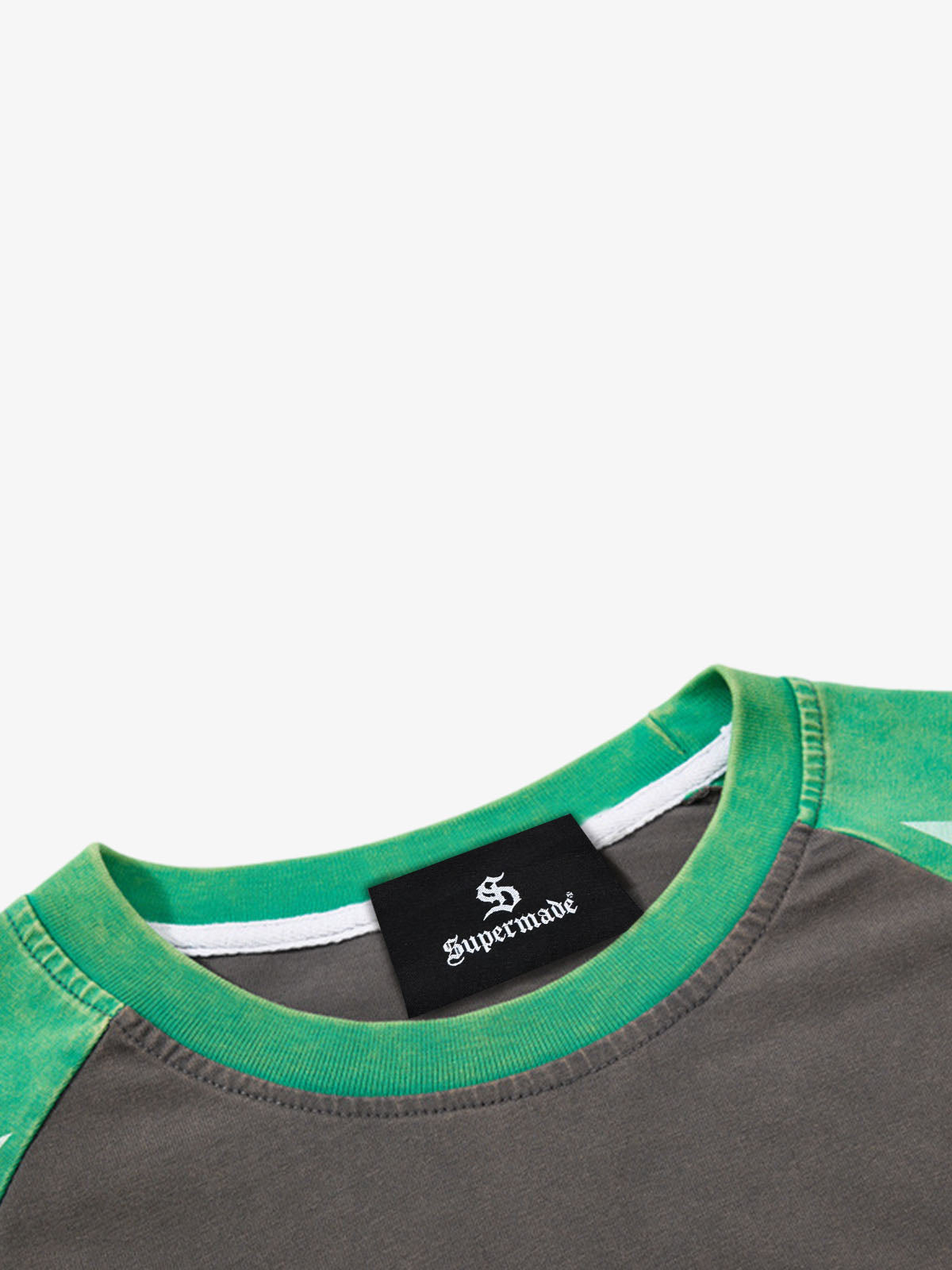 Distressed Star Graphic Raglan Long Sleeve Shirt